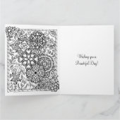 Großes Glück zum Geburtstag meiner Schwester | Far Karte (Innenseite)