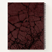 Großes Gold-Skull-Notebook Notizblock (Rückseite)