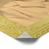 Großes Goldrahmen-Foto-Poster Poster (Ecke)