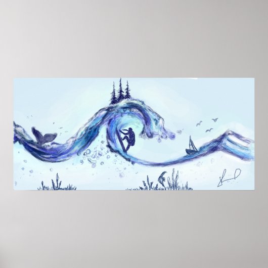 Großes Graffiti-Poster Poster (Vorne)