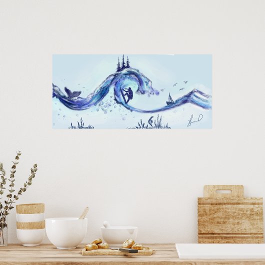 Großes Graffiti-Poster Poster (Küche)