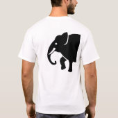 Großes grafisches lebhaftT-Shirt T-Shirt (Rückseite)