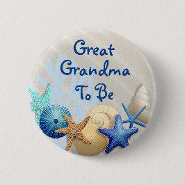Großes Grandma zu sein, Beach Themed Baby Dusche Button