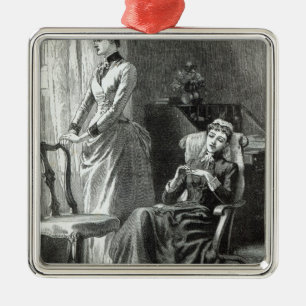 Großes-Grandmamma Severan durch Leslie Keith Silbernes Ornament