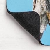 Großes Grau-Eule Mousepad (Ecke)
