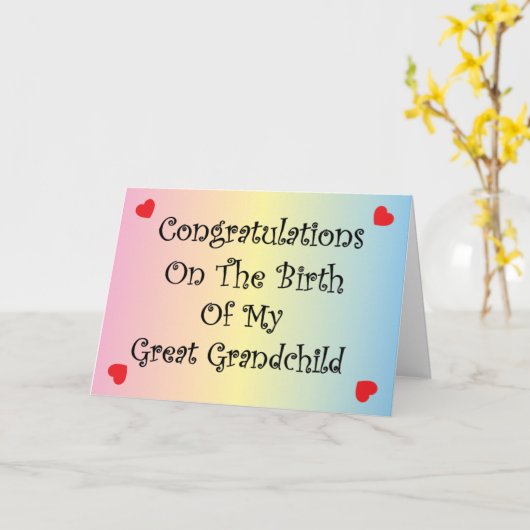 Großes Großvater Karte (Gelbe Blume)