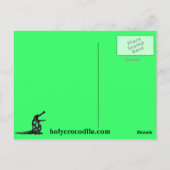 großes Grün Postkarte (Rückseite)