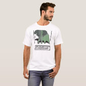 Großes grünes Elefante T-Shirt (Vorne ganz)