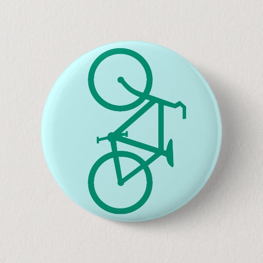 Großes grünes Fahrrad Button (Vorderseite)