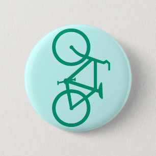 Großes grünes Fahrrad Button
