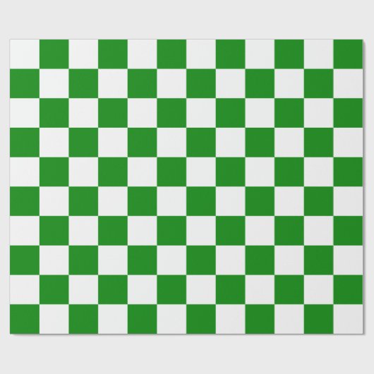 Großes grünes und weißes geschenkpapier (Flach)