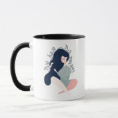 Großes Haar-große Träume Tasse (Links)