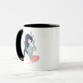 Großes Haar-große Träume Tasse (Vorderseite Links)