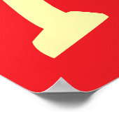 Grosses Handelszeichen, 15% Rabatt auf Verkaufspop Poster (Ecke)