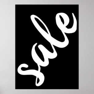 Grosses Handelszeichen, 18x24 Schwarz und Weiß Ver Poster