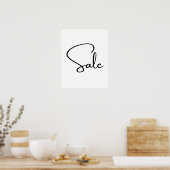 Grosses Handelszeichen, Boutique Verkauf Poster (Küche)