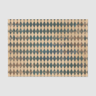Grosses Harlequin Diamond Muster Seidenpapier