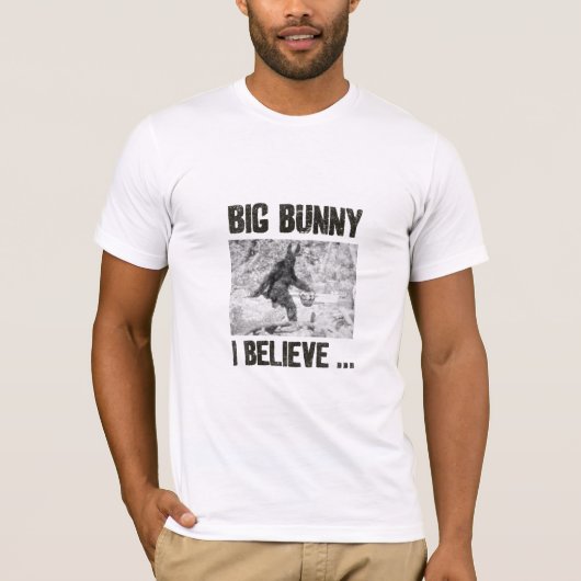 Großes Häschen - großer Fuß T-Shirt (Vorderseite)