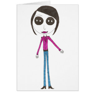 Großes Hauptknopfmädchen