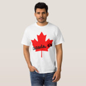 Großes hellrotes Ahornblatt Kanada, oder? T-Shirt (Vorne ganz)