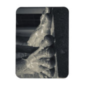 Grosses Hermitage-Gebäude, Skulpturenfuß Magnet (Vertikal)