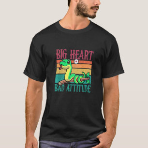 Grosses Herz, aber schlechte Attitude Giftschlange T-Shirt