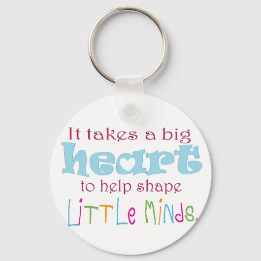 Großes Herz: Berater:Mentor:Lehrer Schlüsselanhänger (Vorderseite)