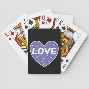 Großes Herz der Liebe Spielkarten