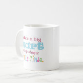 Großes Herz: Ratgeber: Mentor: Lehrer Kaffeetasse (Vorderseite Links)