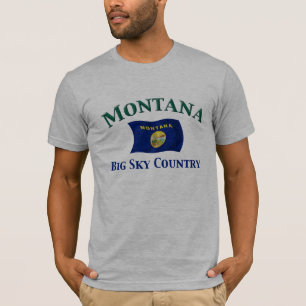 Großes Himmel-Land Montanas T-Shirt