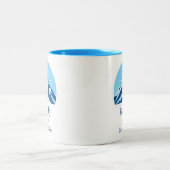 Grosses Himmel Montana Eingebirgssmuseum Zweifarbige Tasse (Mittel)