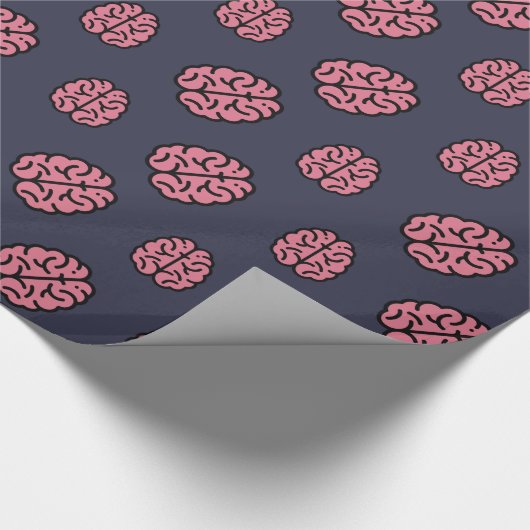 Großes Hirnmuster Geschenkpapier (Ecke)