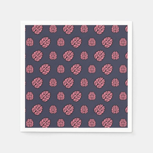 Großes Hirnmuster Serviette (Vorderseite)