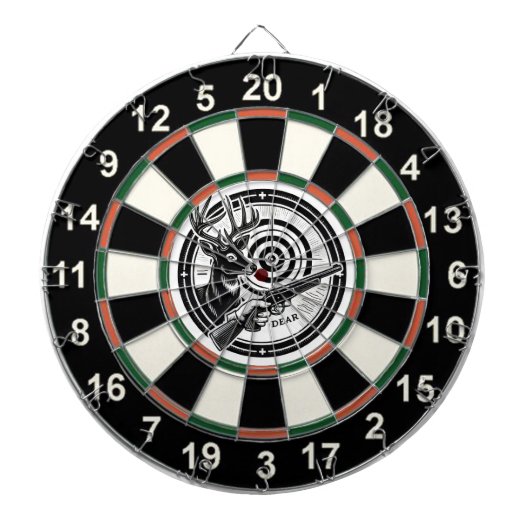 Großes Hirsch in Ziel Dartscheibe (vorne)