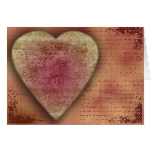 Großes Hochzeits-(oder Valentinsgruß) Herz (Vorderseite (Horizontal))