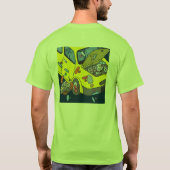 Großes 'HOHES T-Stück n für ihn durch Dal T-Shirt (Rückseite)