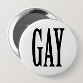 GROSSES HOMOSEXUELLES BUTTON (Vorne & Hinten)