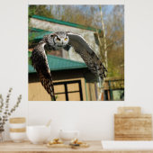 Großes Horn Gelbe Augen 2 Poster (Küche)