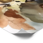 Großes Horn-Owl-Vogel-Kunstdruckposter Poster (Ecke)