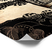 Großes Hornhaut-Poster Poster (Ecke)