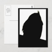 Großes Hornhaut-Profil Postkarte (Vorne/Hinten)