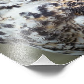 Großes Hornhautprofil Fotodruck (Ecke)