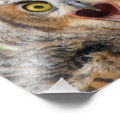 Großes Hornhühnchen Fotodruck (Ecke)