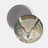 Großes Hornhühnermagnet Magnet (Vorderseite/Rückseite)