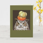 Großes Hornkaul mit Turban Squash-Karte Karte (Gelbe Blume)