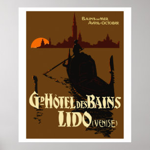 Großes Hotel der Bäder (LIDO - Venice) Poster