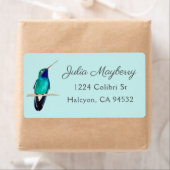 Großes Hummingbird-Label (Insitu)