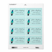 Großes Hummingbird-Label (Vorne)