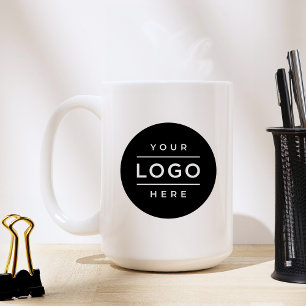 Großes individuelles Firmenlogo 15 oz Branding Kaffeetasse