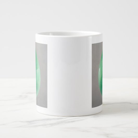 Großes Jade-Ei Jumbo-Tasse (Vorderseite)